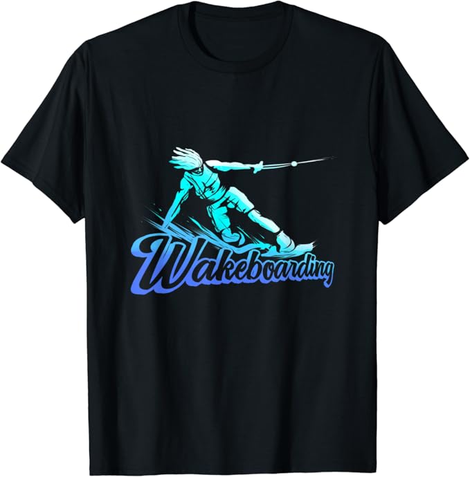 Wakeboarder Riding Wave Watersports Wakeboarding Gift T